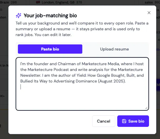 MADJobs: AI job board for advertising gallery image