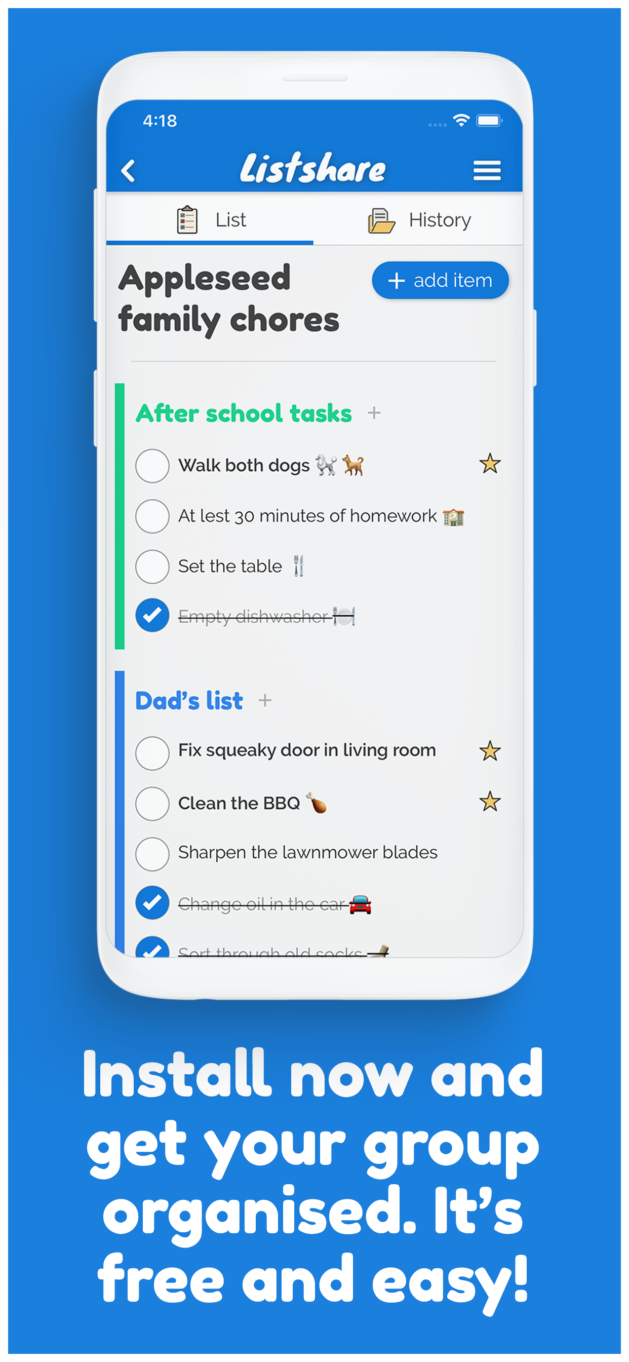 Listshare Group Lists gallery image