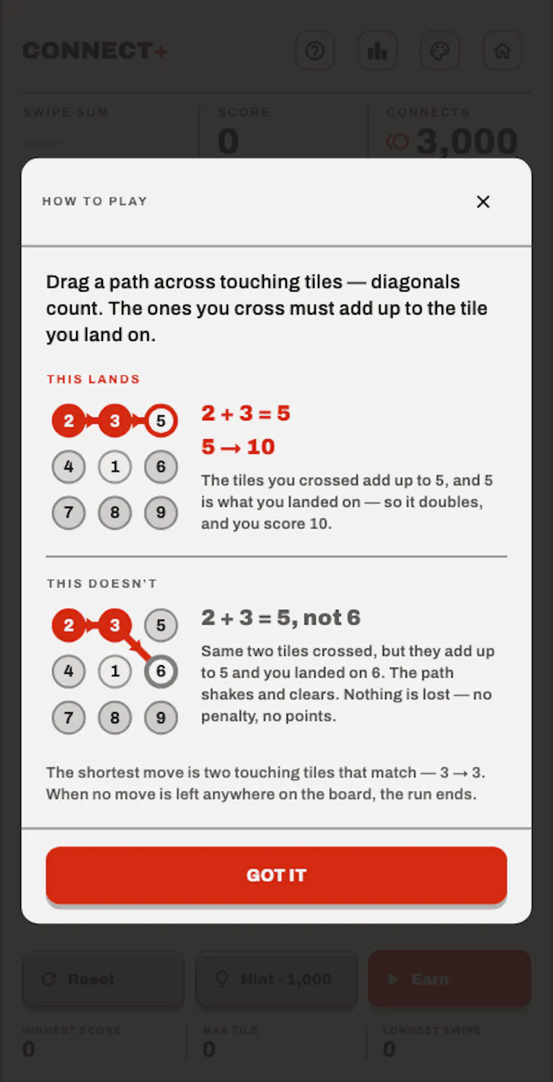 Connect+ (Number Puzzle) screenshot 5