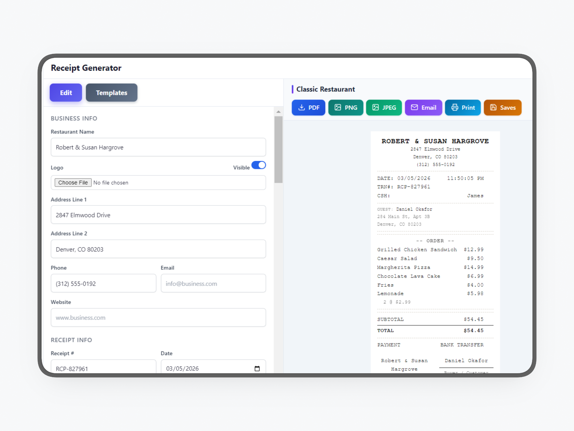 SimpleReceiptMaker gallery image