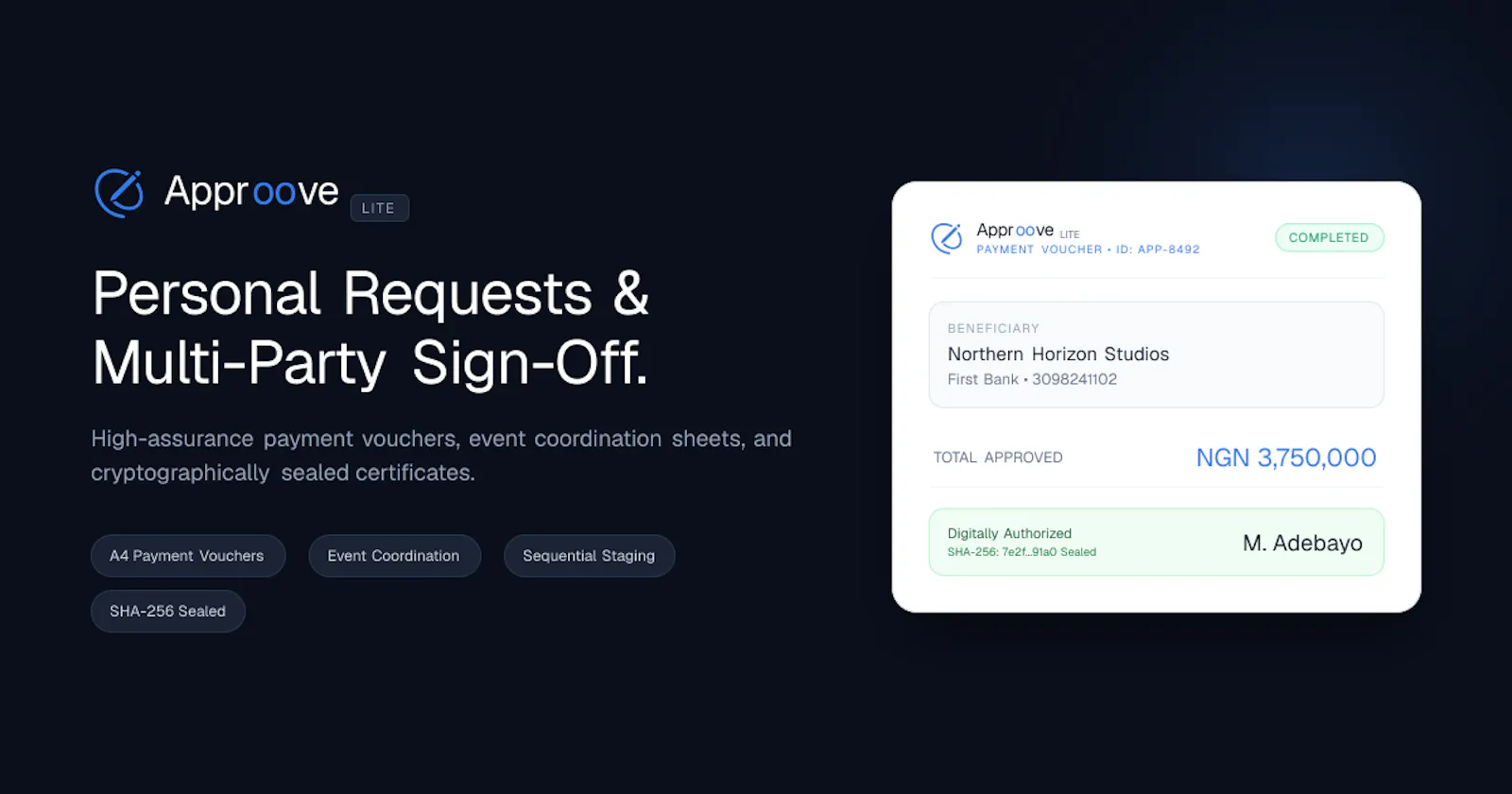 Approove Lite screenshot 2