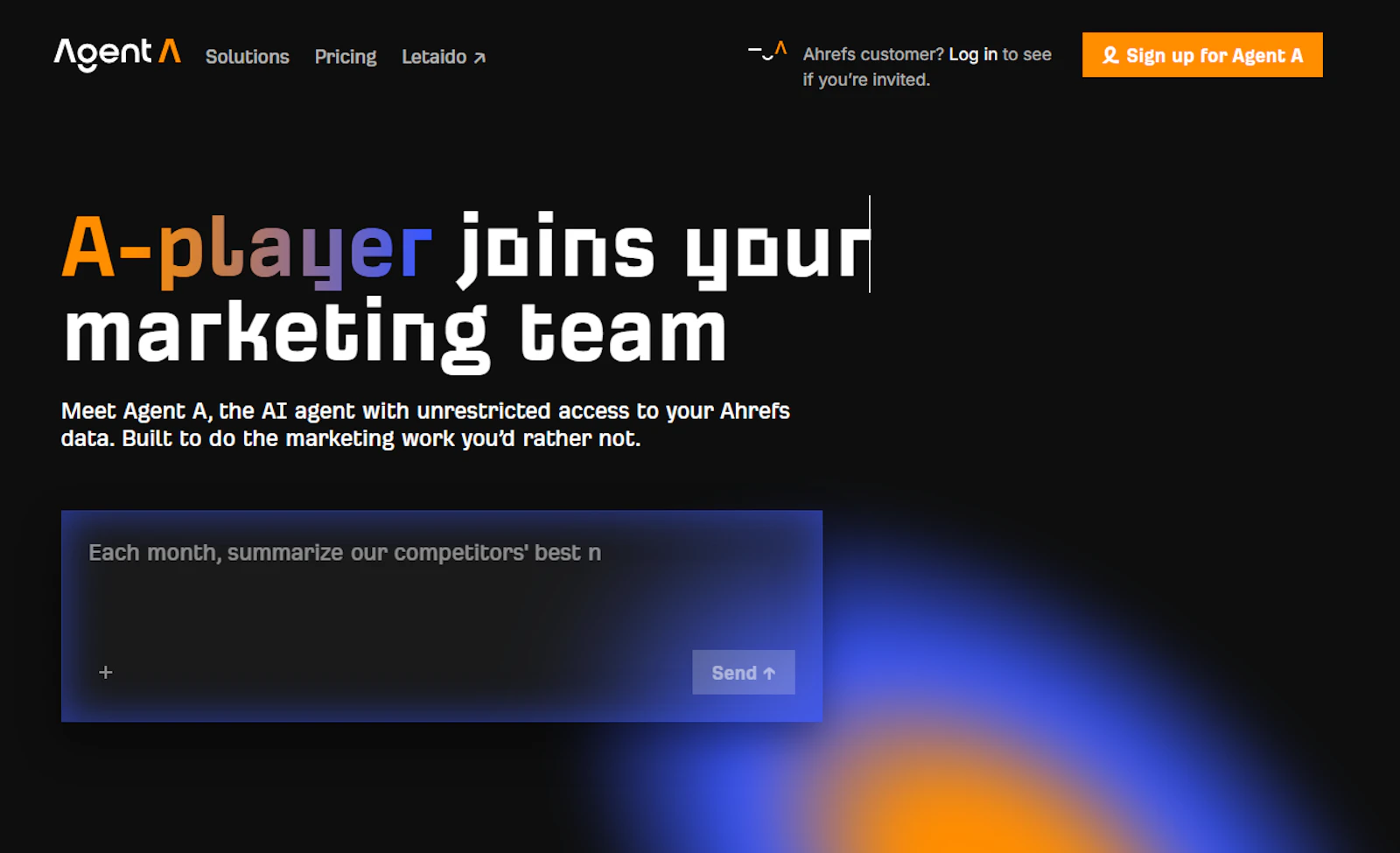 Agent A by Ahrefs screenshot 3
