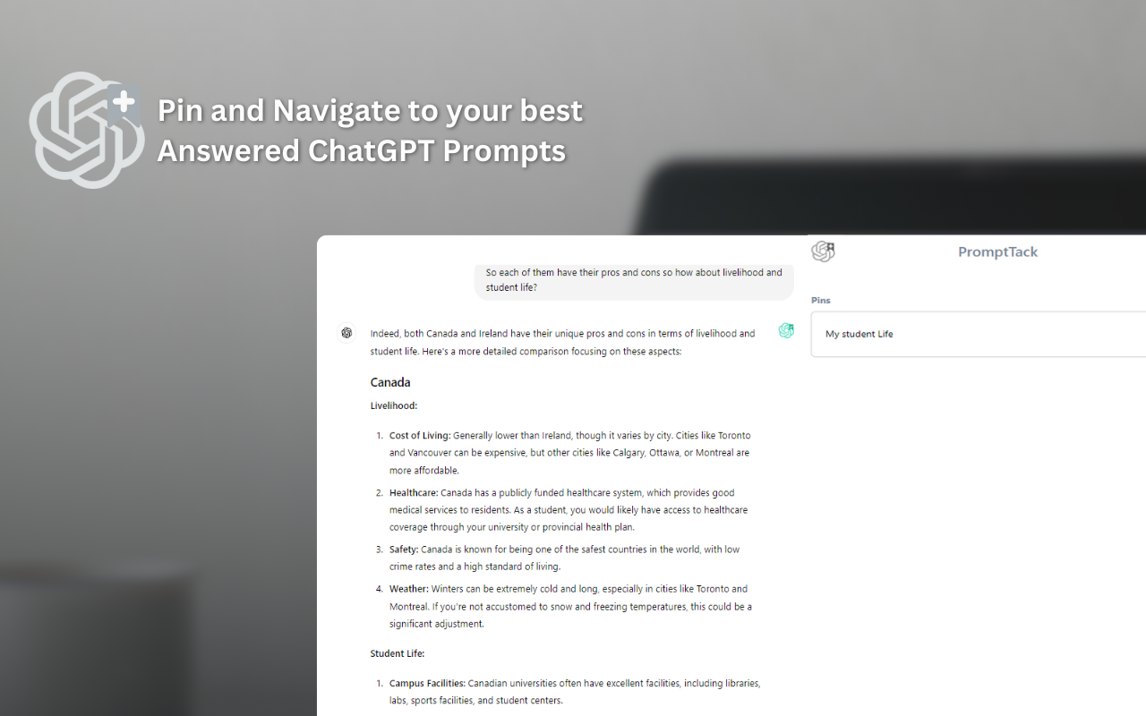 PromptTack For ChatGPT