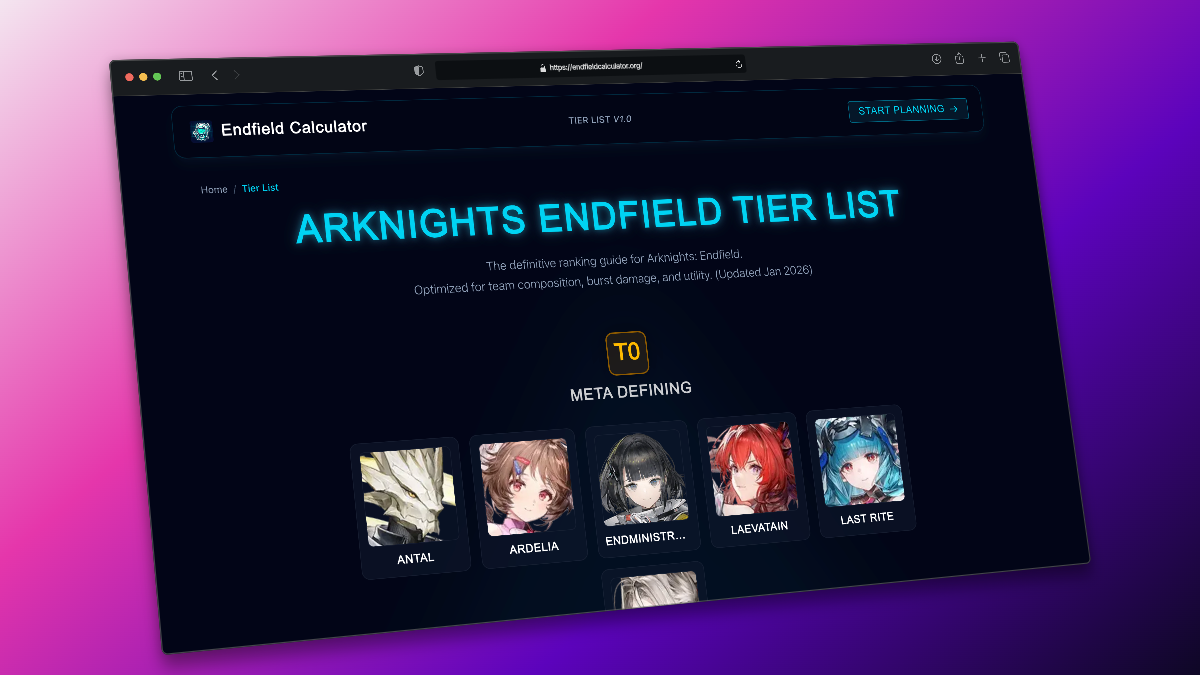 Endfield Calculator gallery image