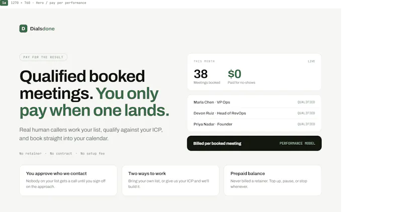 DialsDone screenshot 1