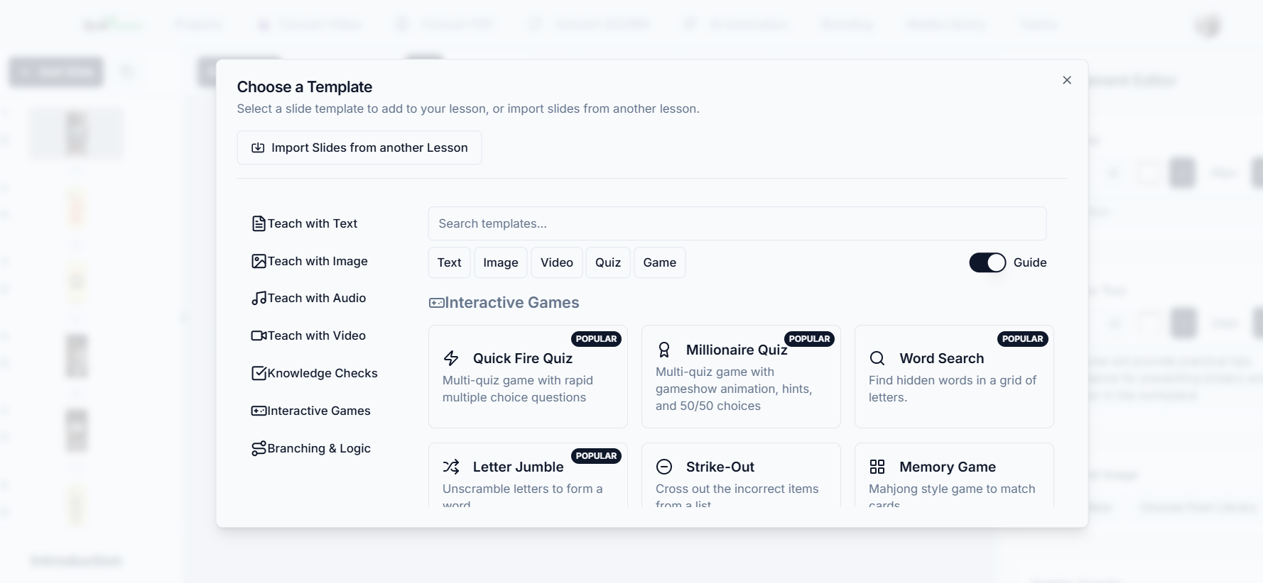 QuikAuthor - Screenshot 2 showing product features and functionality