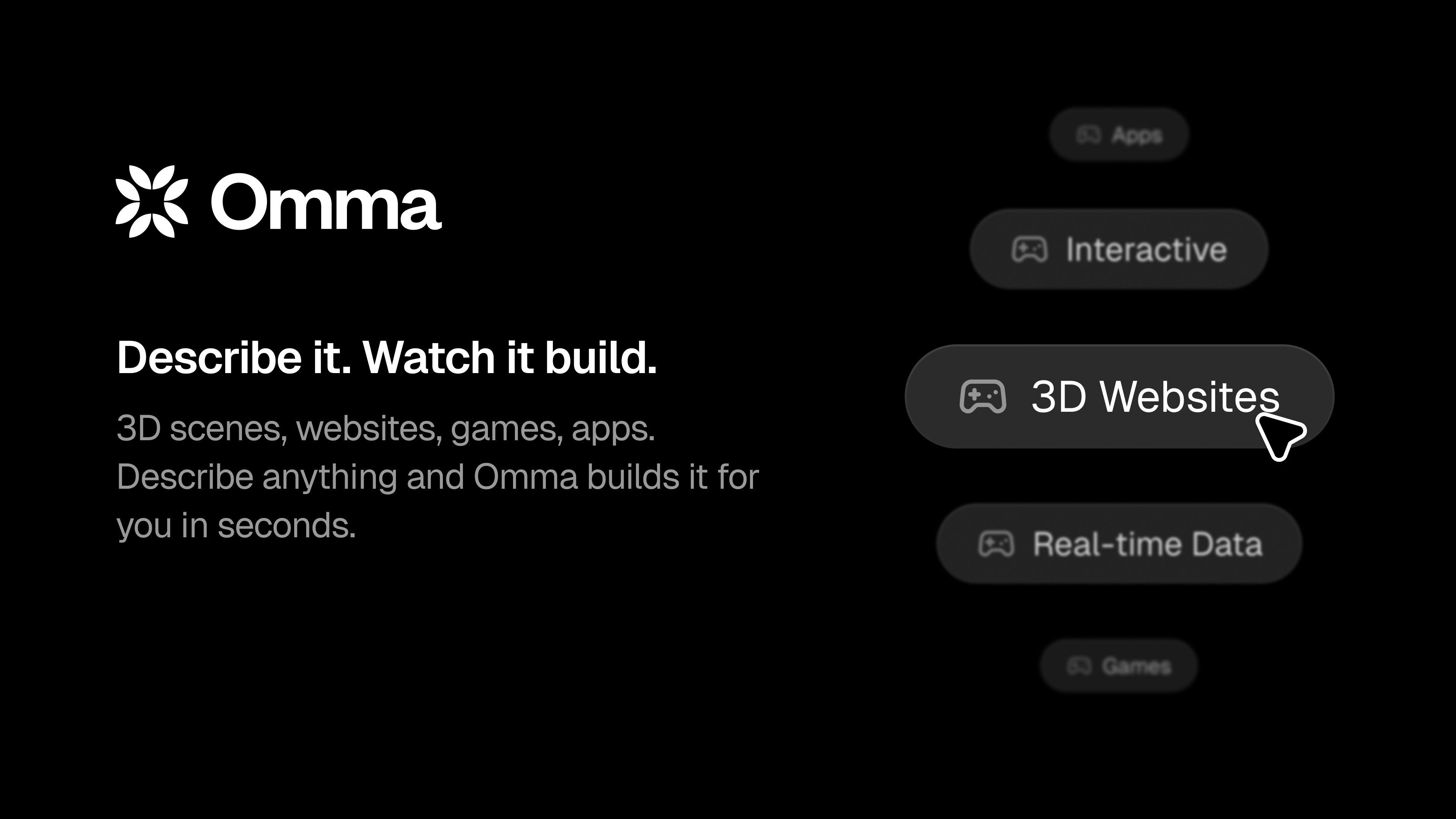 Omma: Create 3D, apps, and websites with parallel agents | Product Hunt