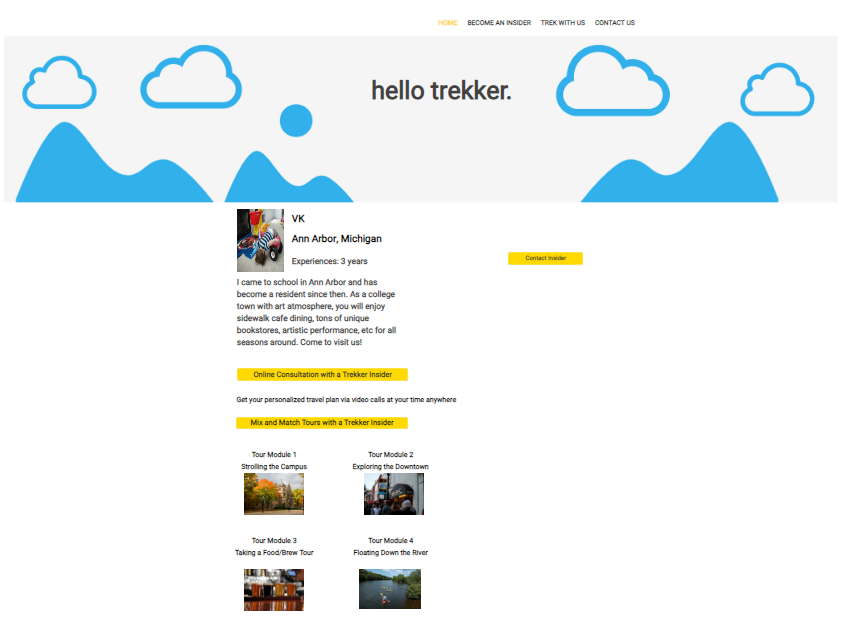 hello trekker gallery image