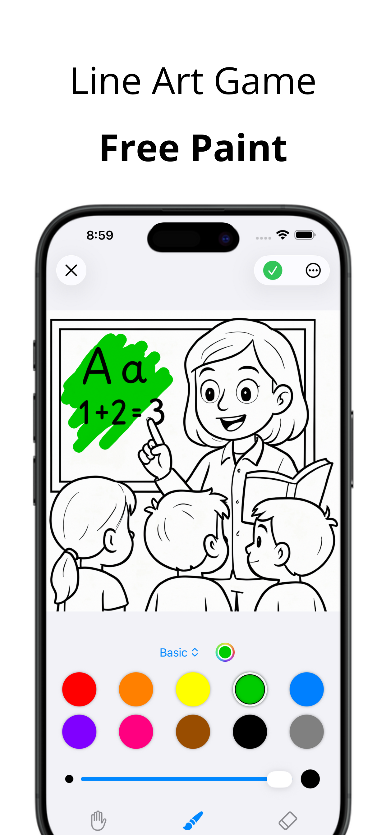 ColorPeach: Coloring Game Maker - Screenshot 4 showing product features and functionality