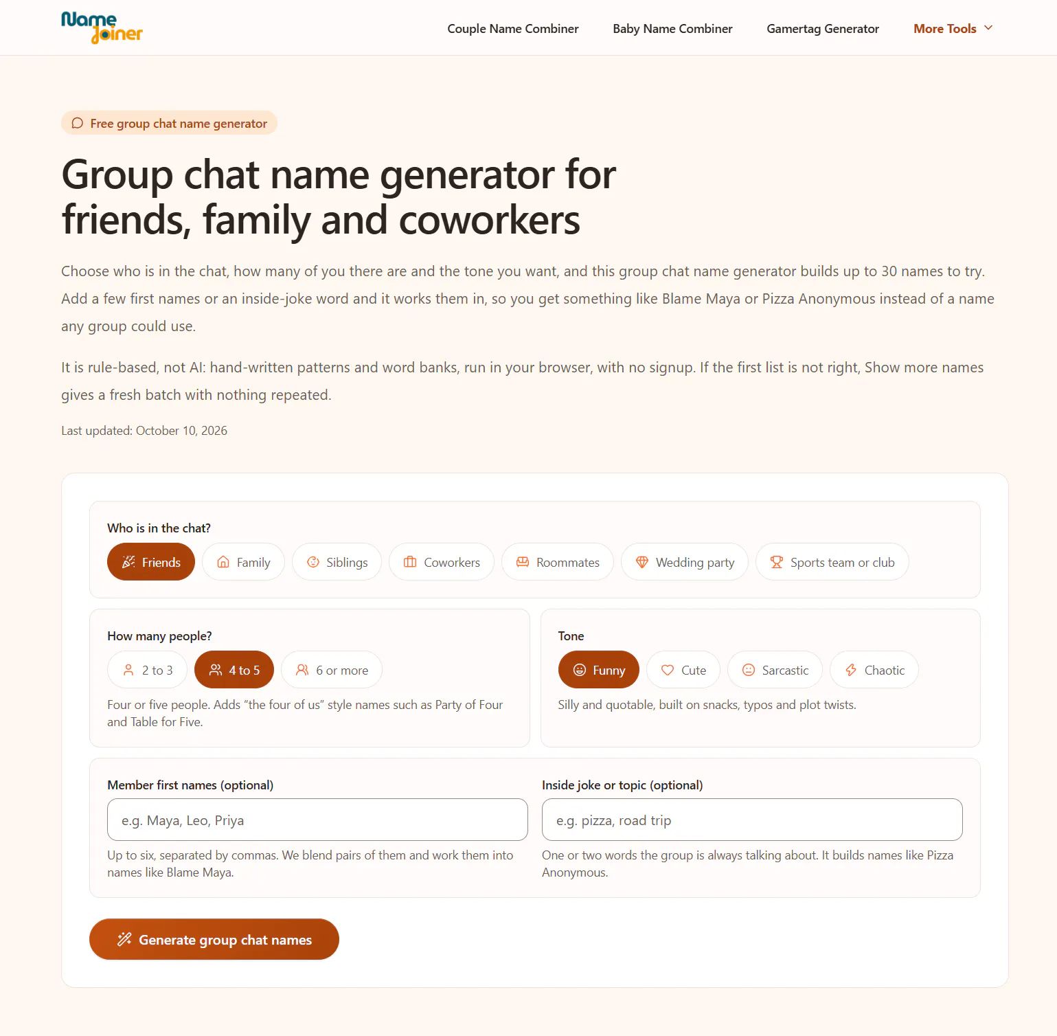 NameJoiner gallery image