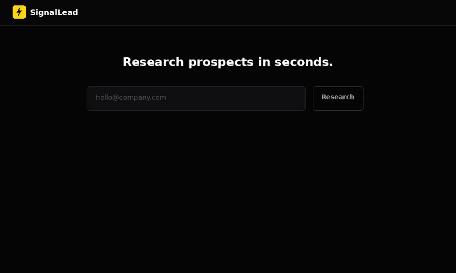 SignalLead AI screenshot 2