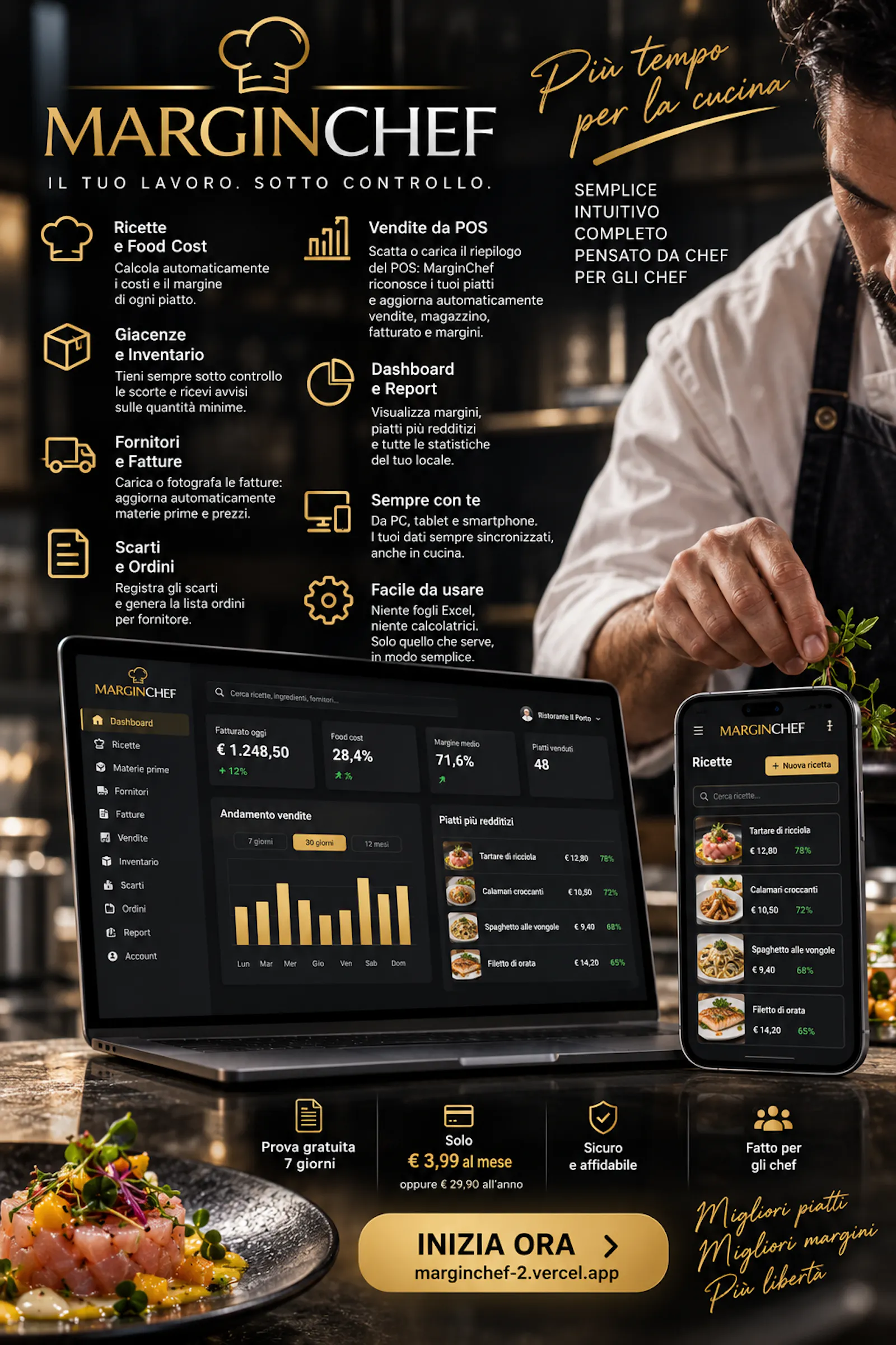 MARGINCHEF — I numeri della tua cucina screenshot 2