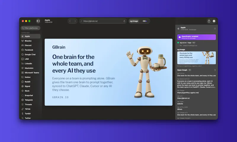 OpenGraph+ for Mac screenshot 3