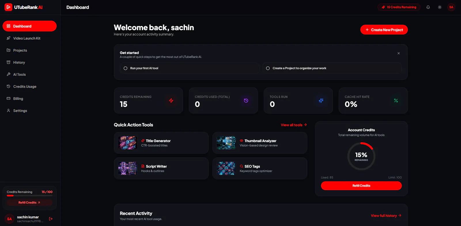 UTubeRank AI screenshot 2