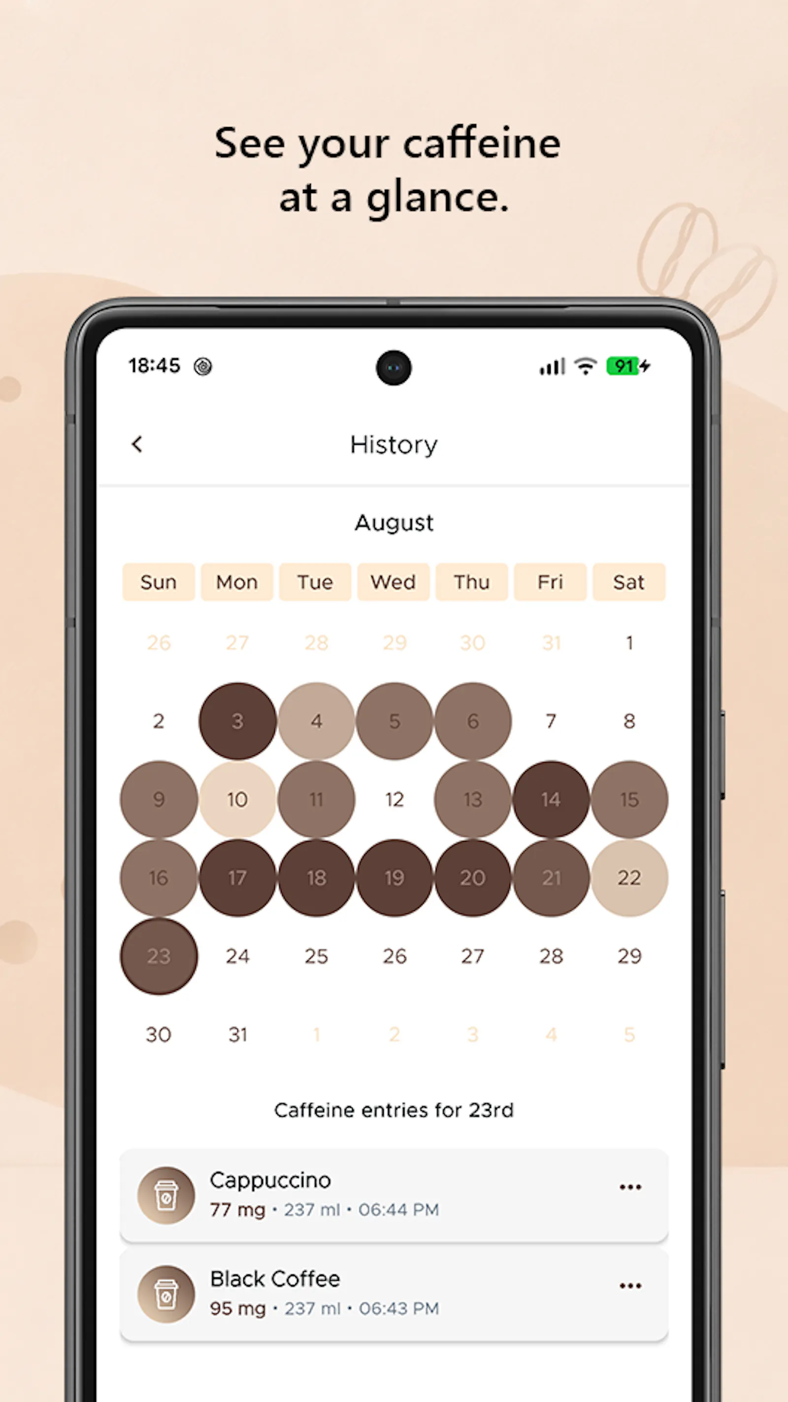 Caffeine Lens screenshot 4