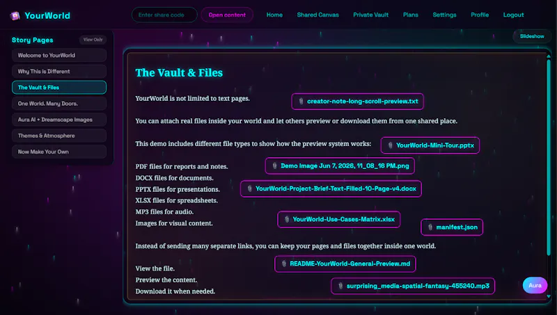 YourWorld screenshot 5