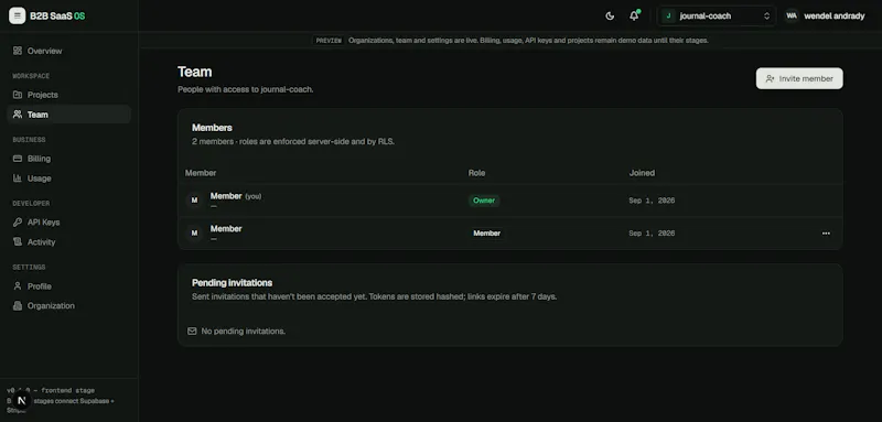 B2B SaaS OS   screenshot 4