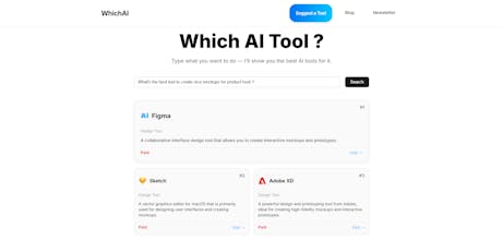 Which AI Tool ? gallery image
