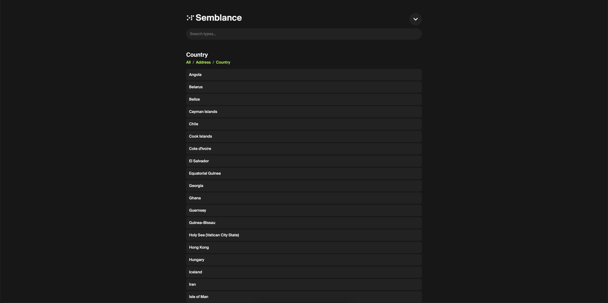 Semblance gallery image