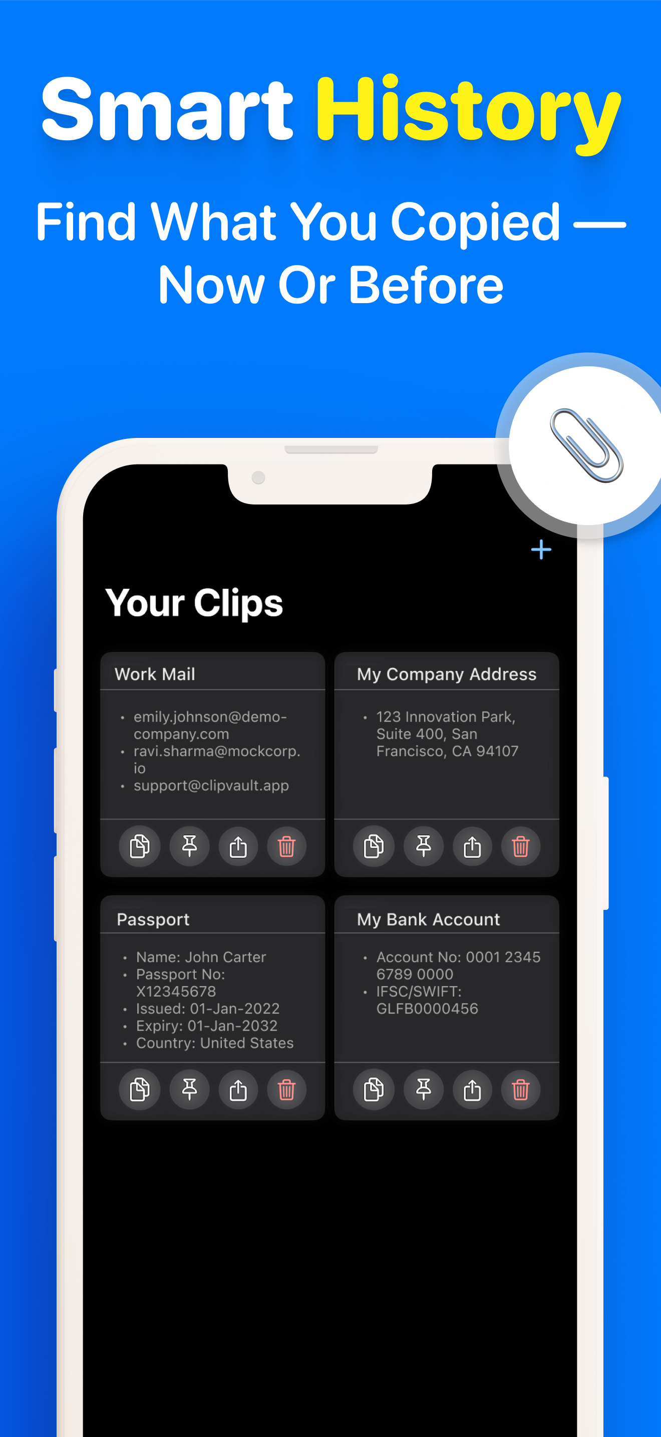 Mídia 2 de Clipkit - Digite menos.Cole mais rápido com teclado clipkit