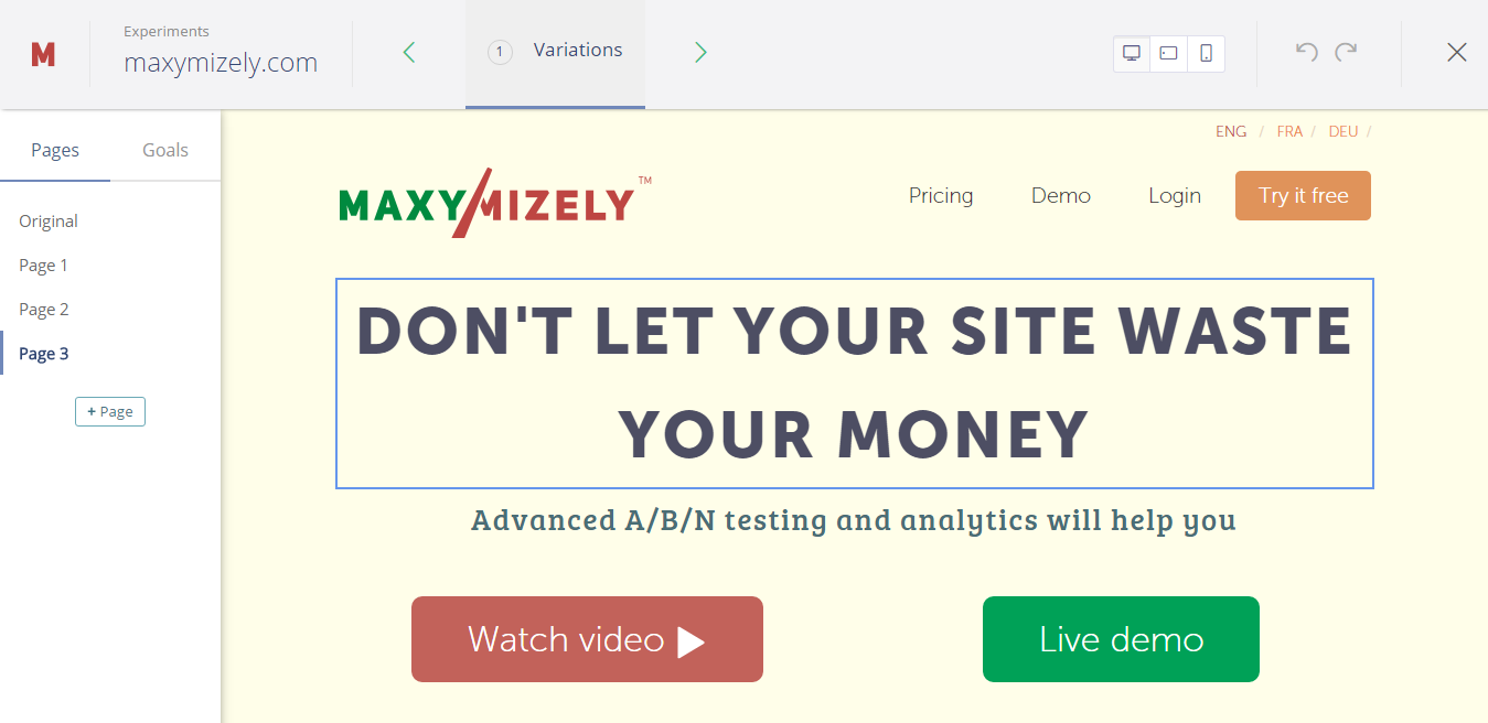 Maxymizely.com gallery image