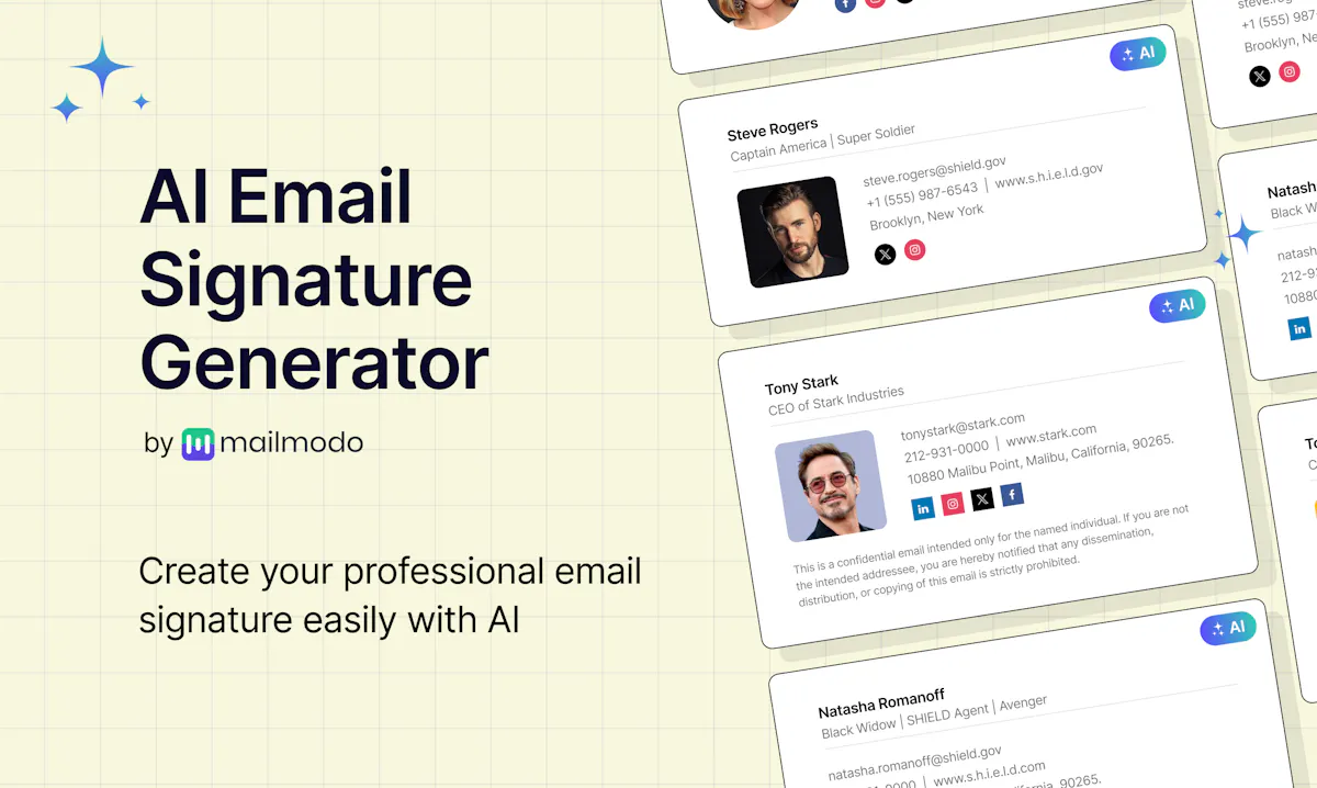 AI Email Signature Generator
