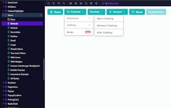 Atomic UI Components gallery image
