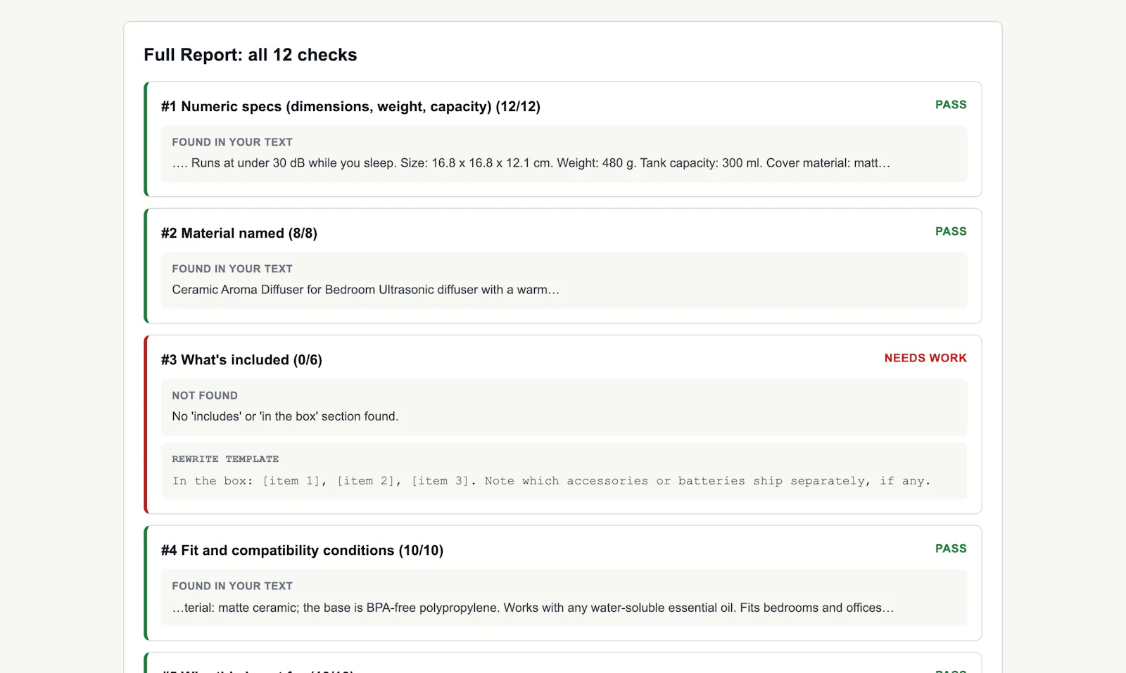 Buying-Facts Grader screenshot 5
