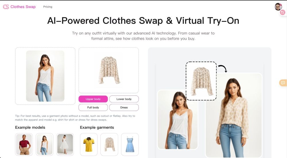 clothes swap ai logo