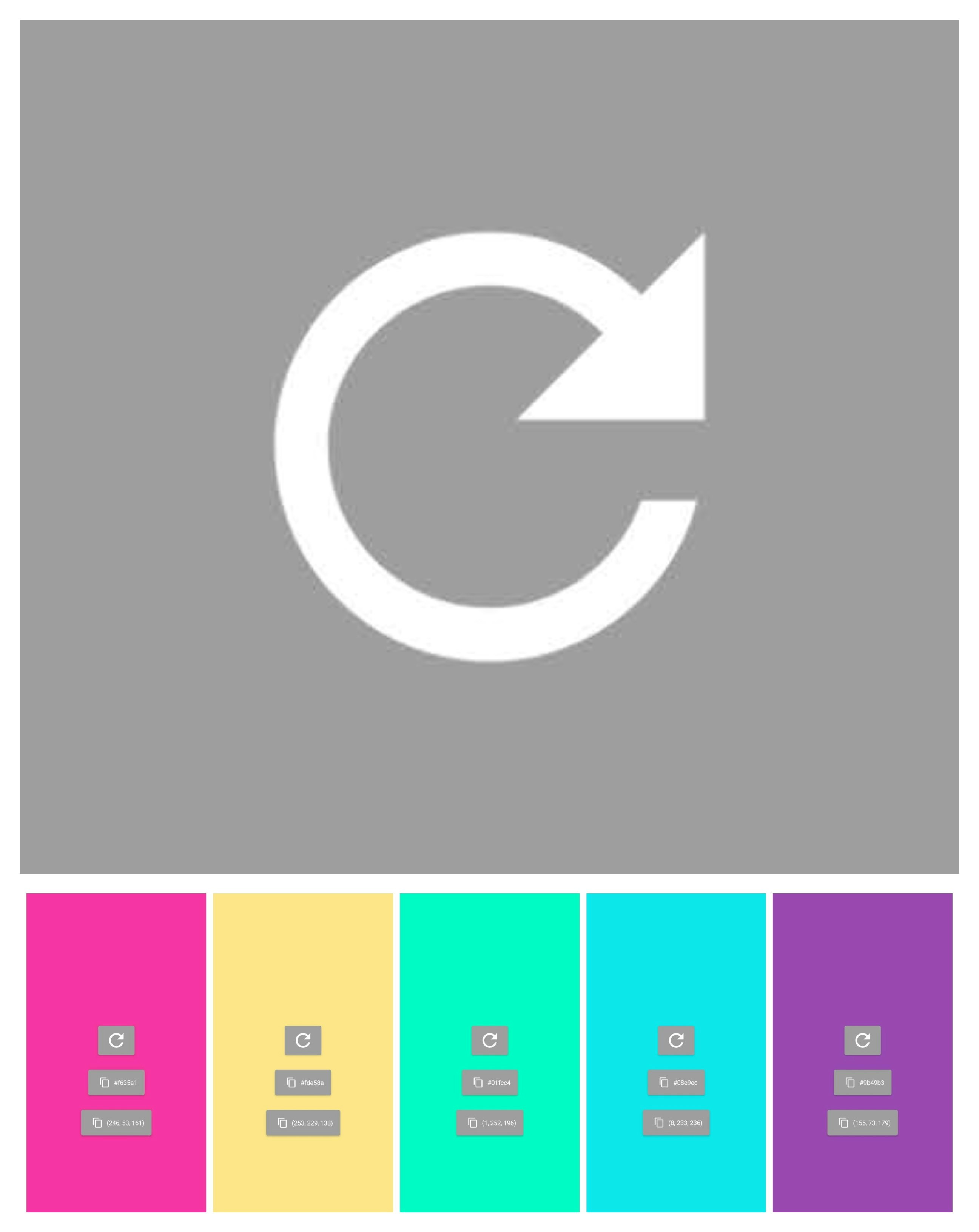 Gerador de cores aleatórias