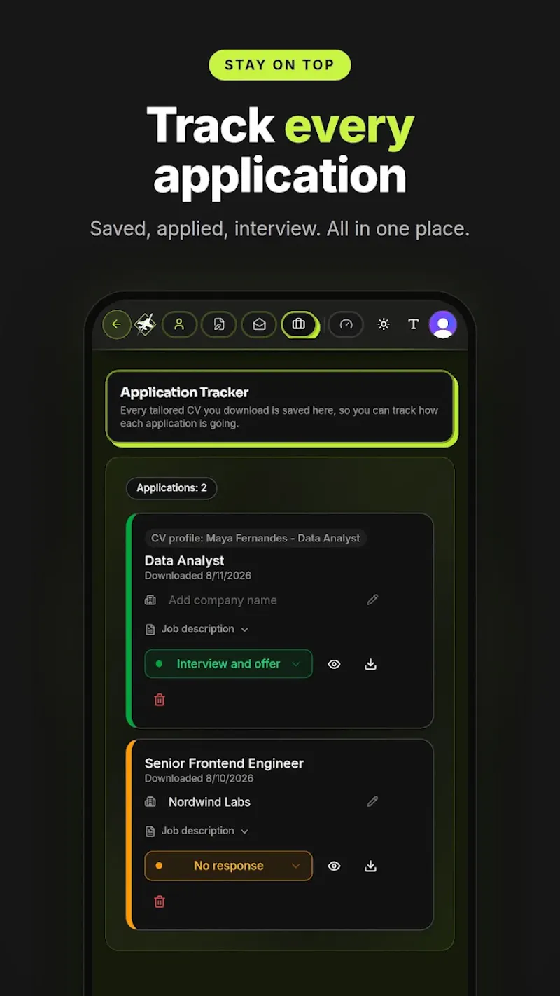 CVMaverick screenshot 6