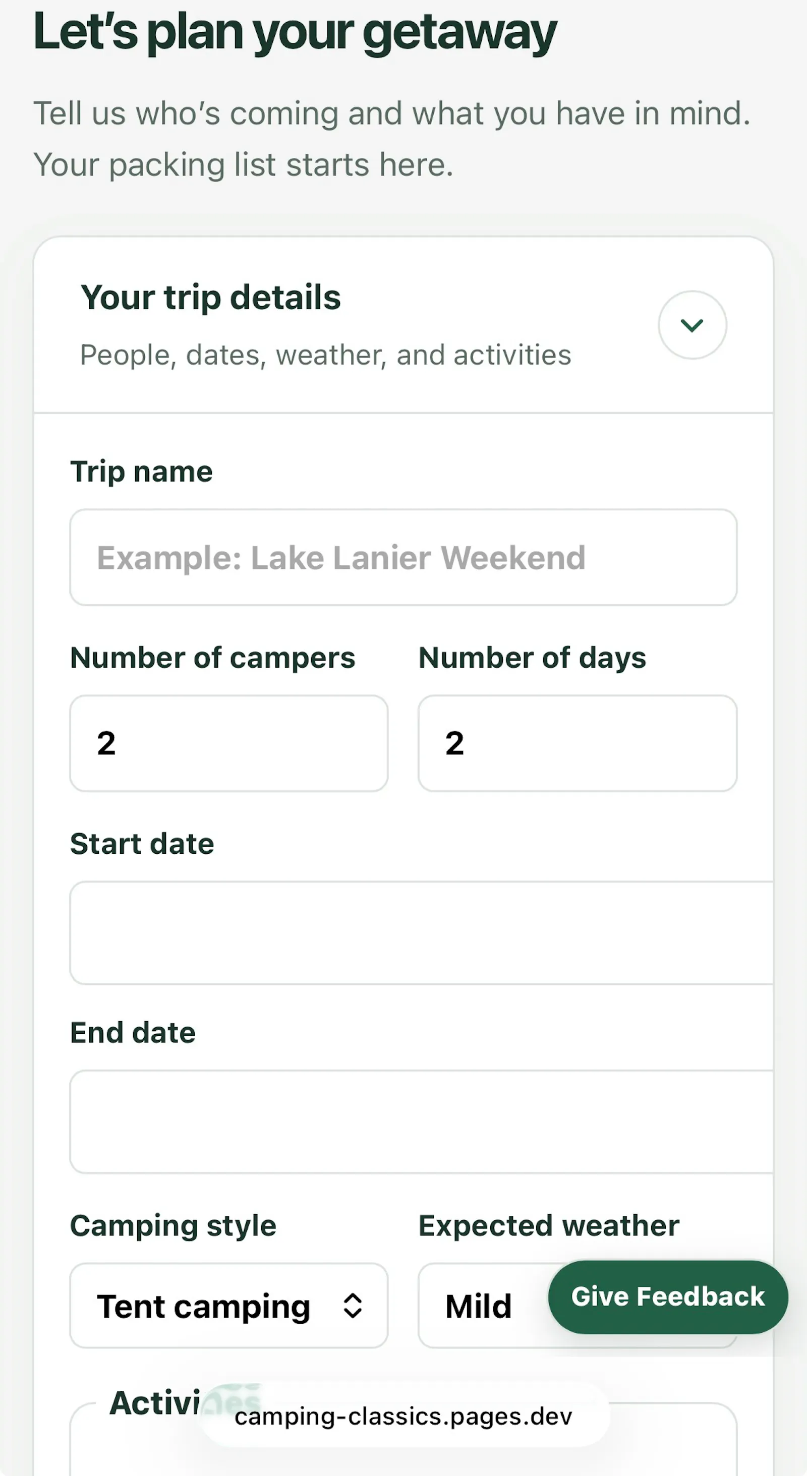 Camping Classics screenshot 2