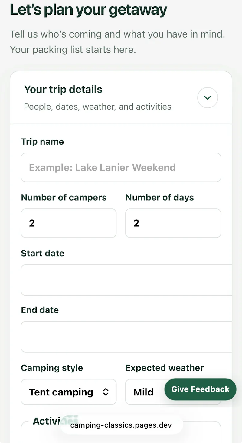 Camping Classics screenshot 2