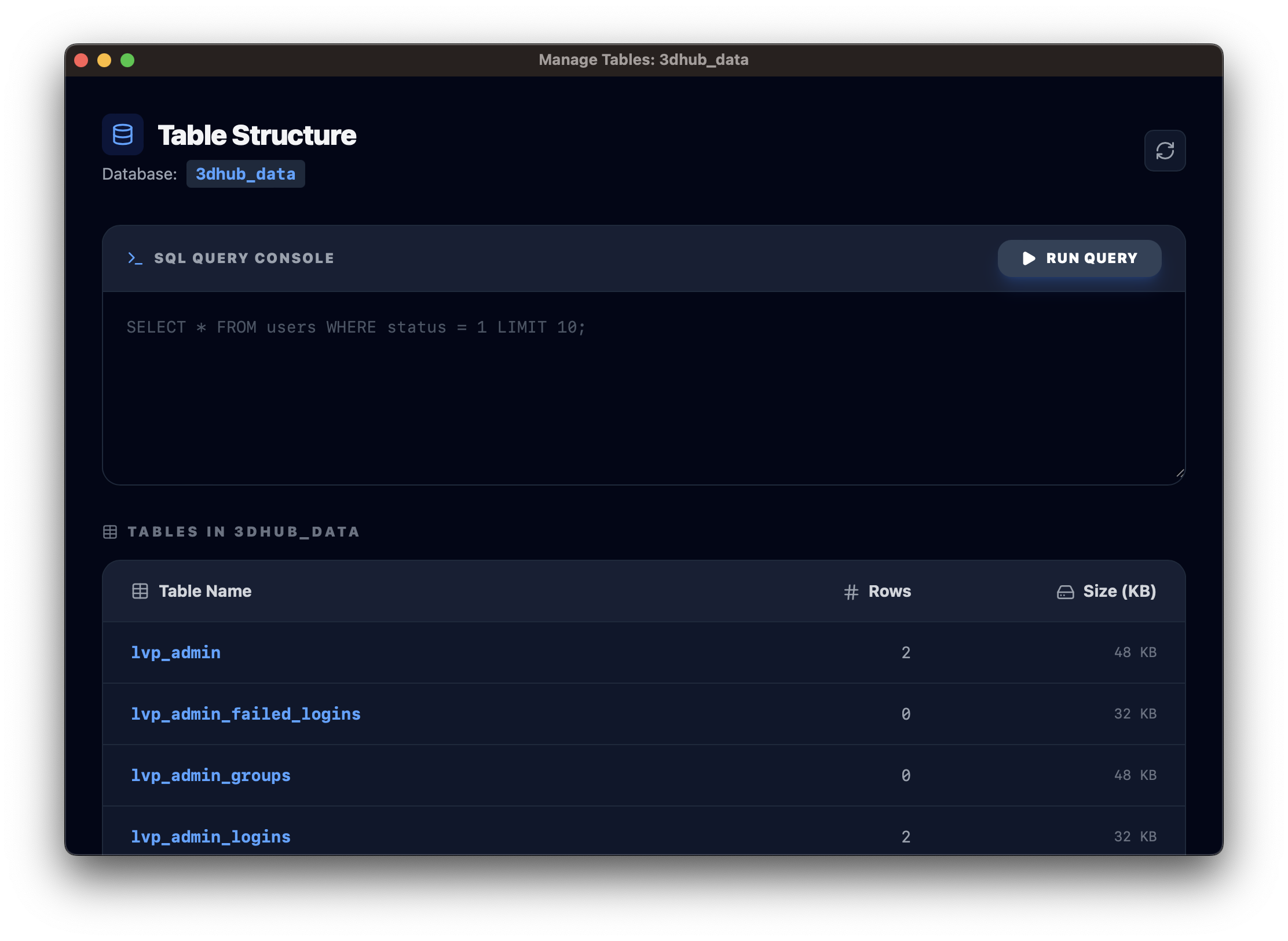 LPStack Server gallery image