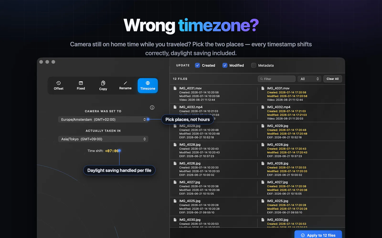ChronoFix screenshot 2