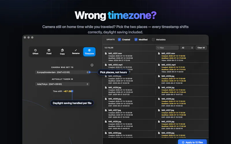 ChronoFix screenshot 2