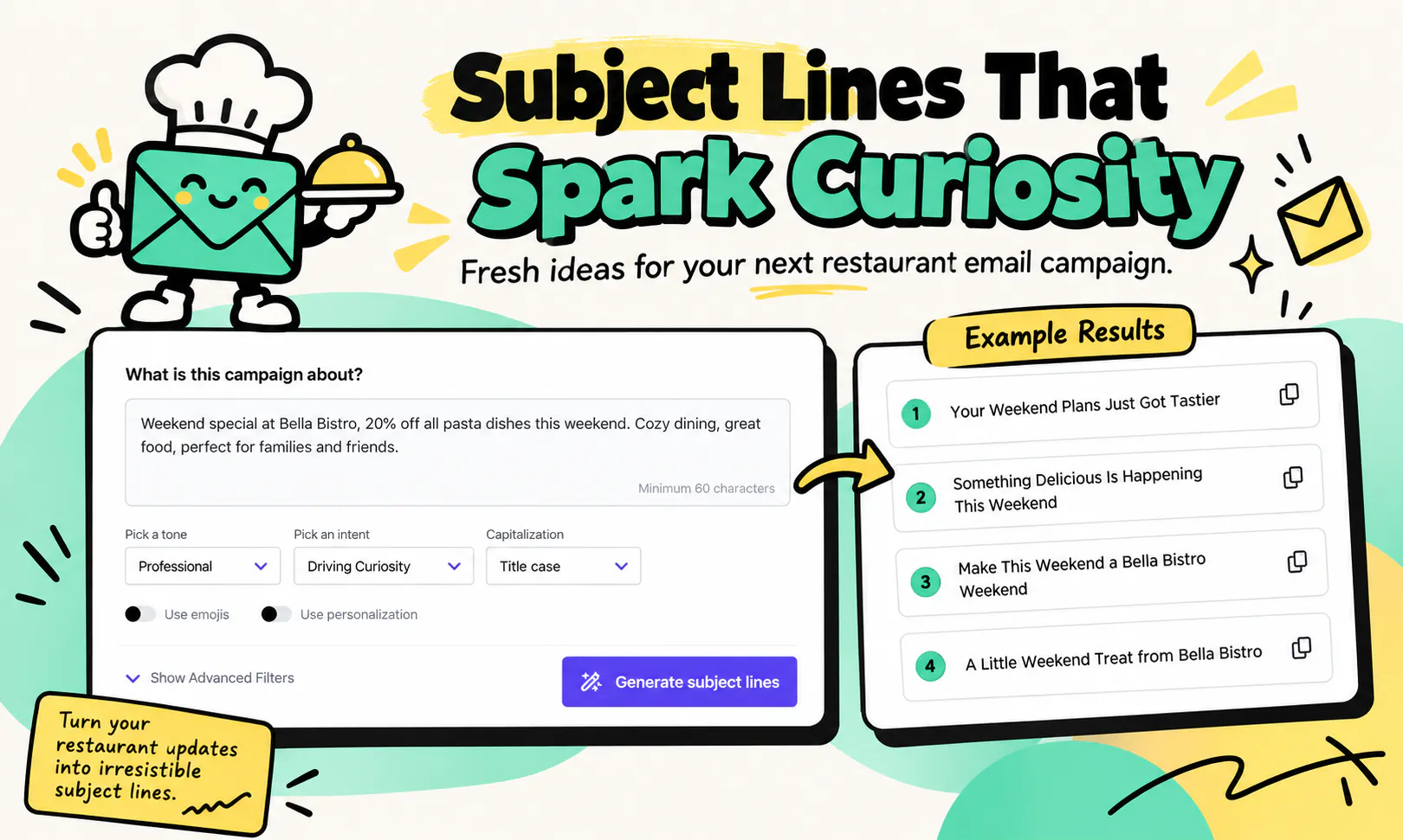 Restaurant Email Marketing gallery image