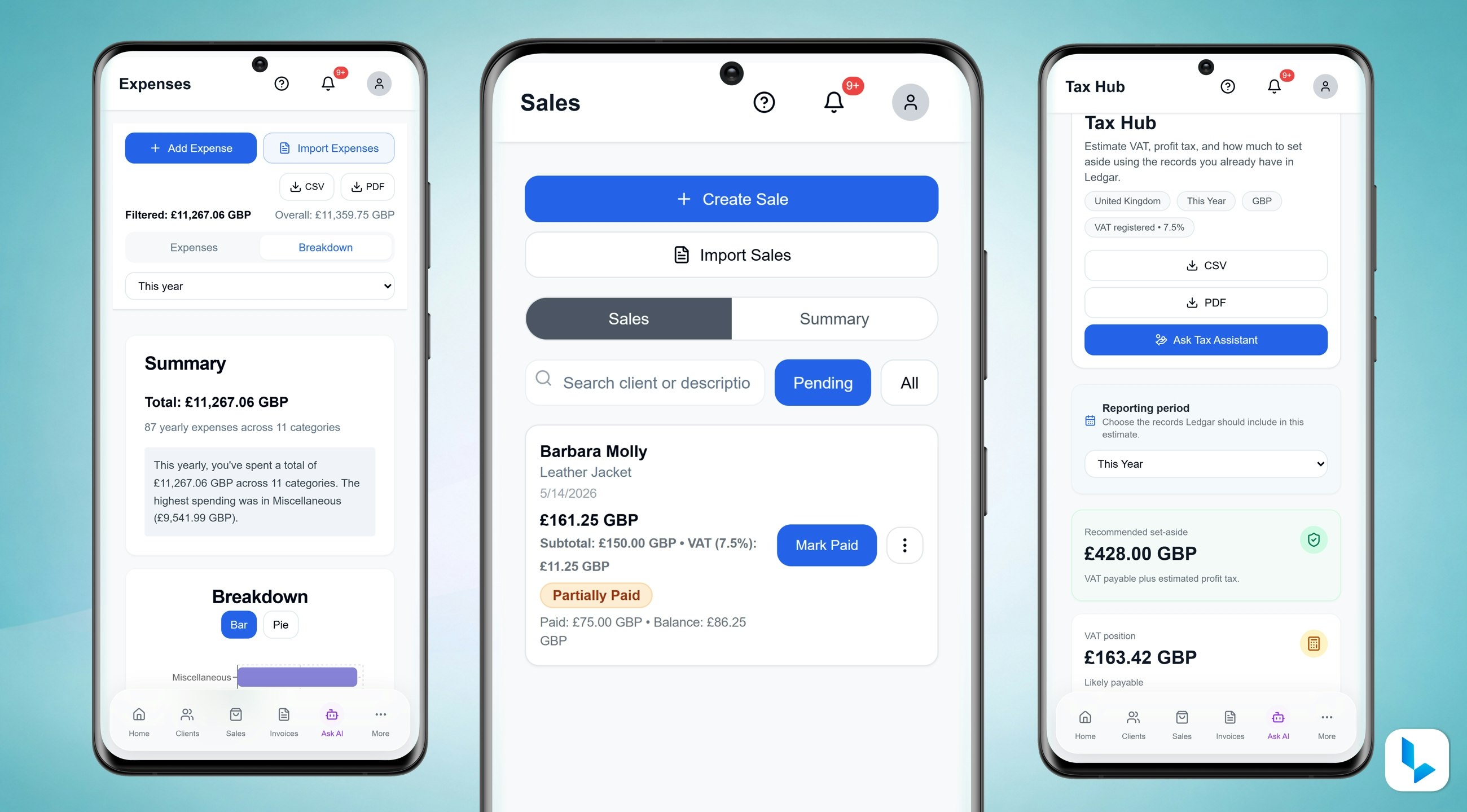Ledgar AI - Smart Bookkeeping gallery image