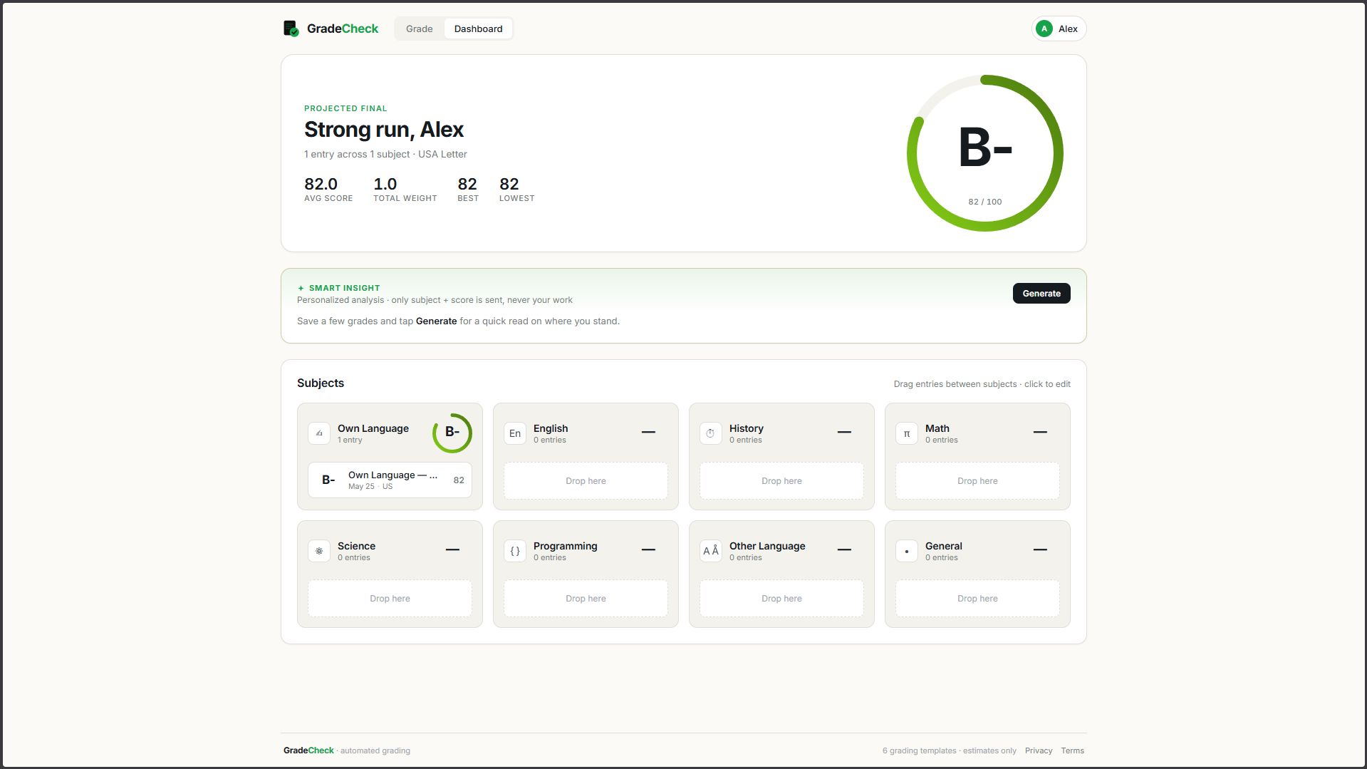 GradeCheck gallery image
