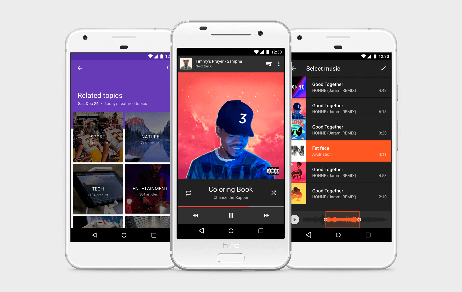 Android Nougat GUI Image