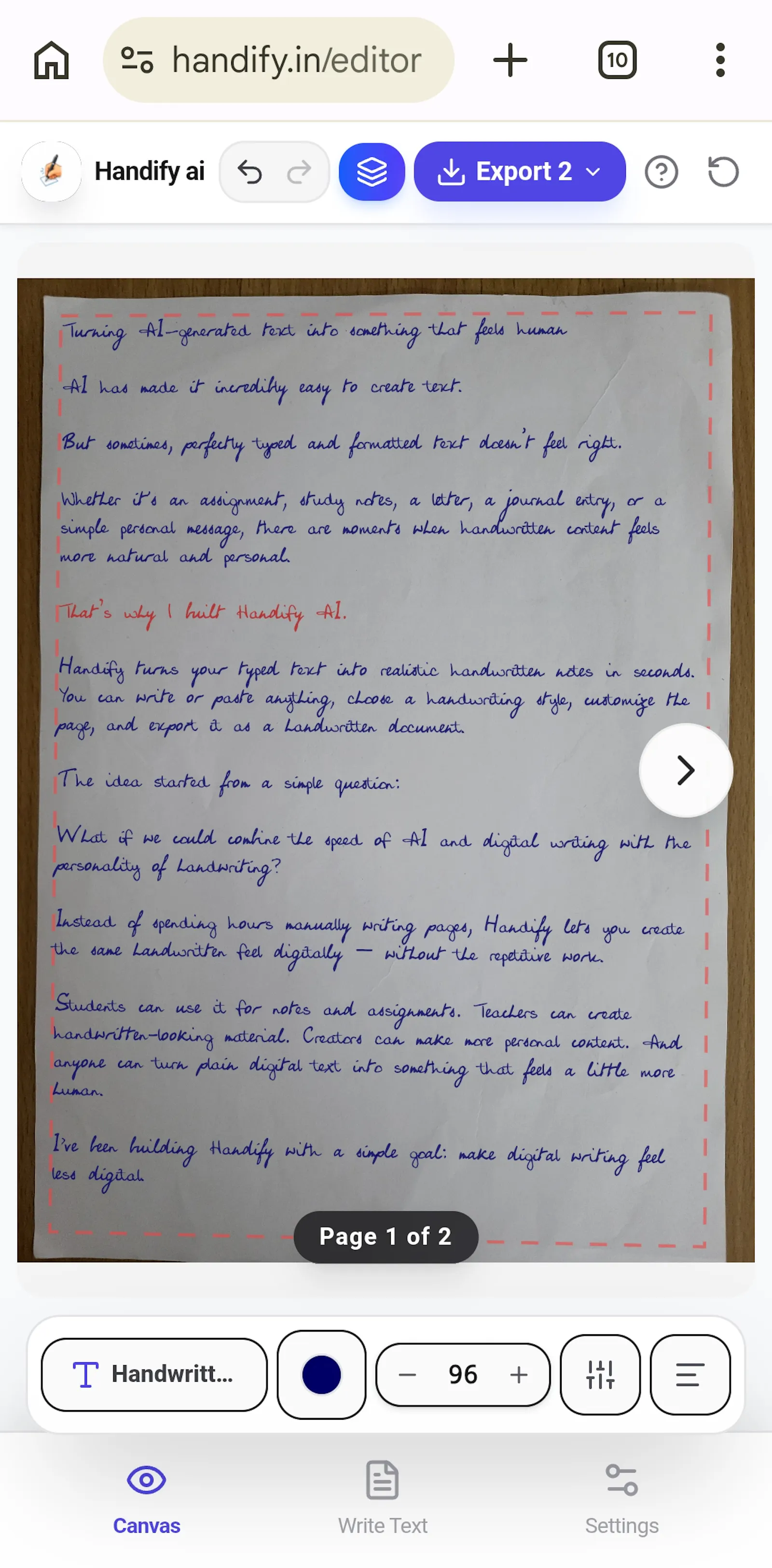 Handify ai screenshot 4