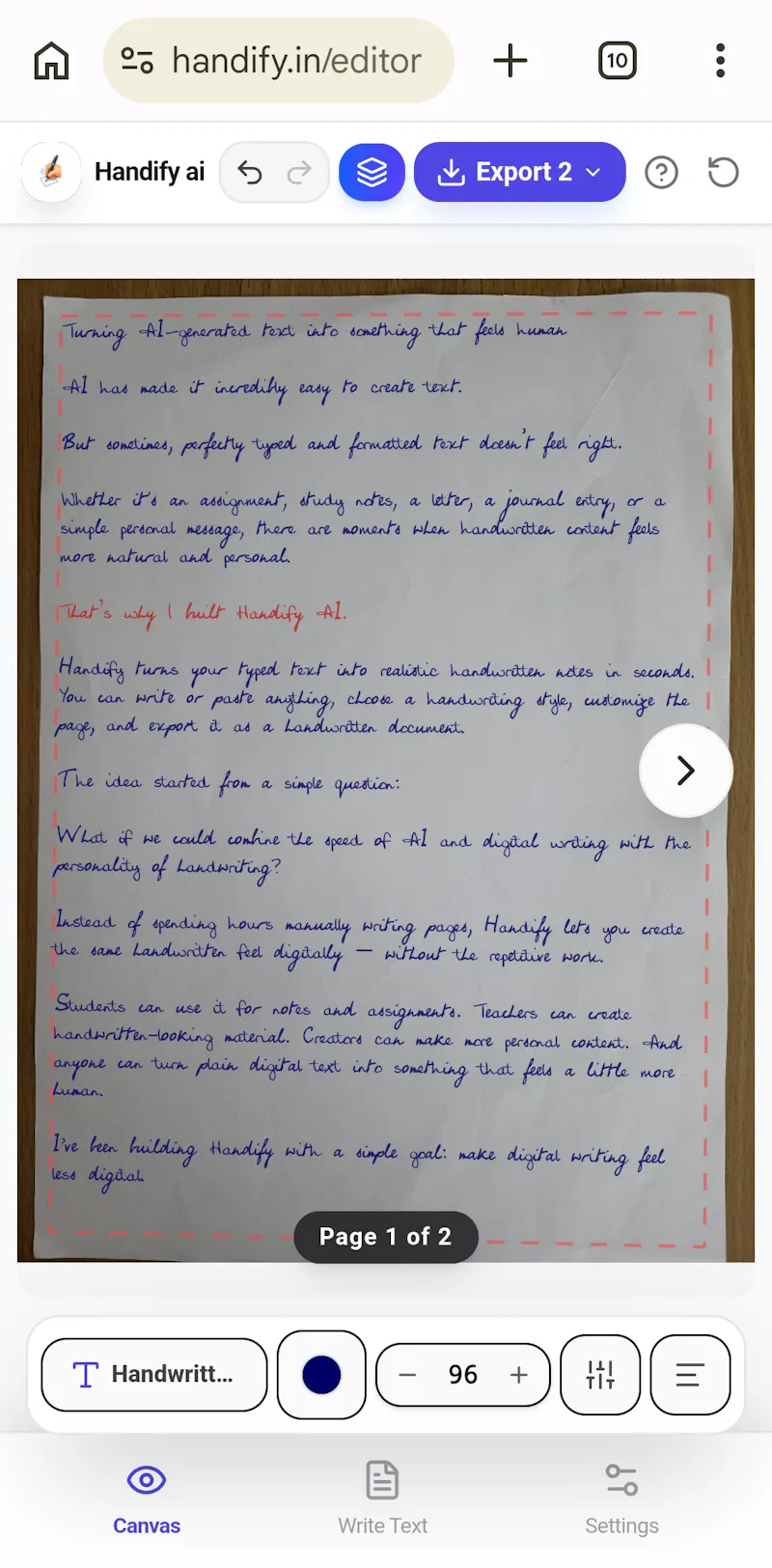 Handify ai screenshot 4