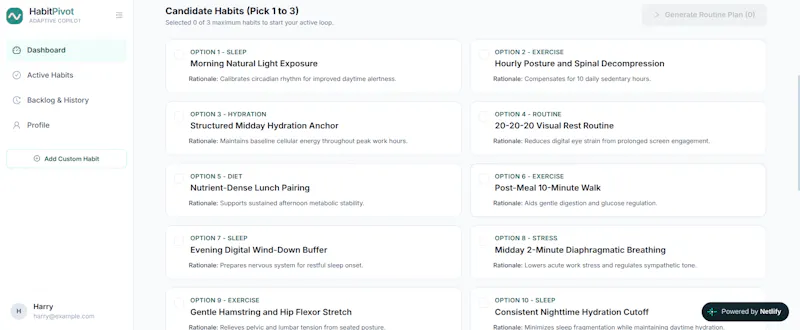 HabitPivot screenshot 3