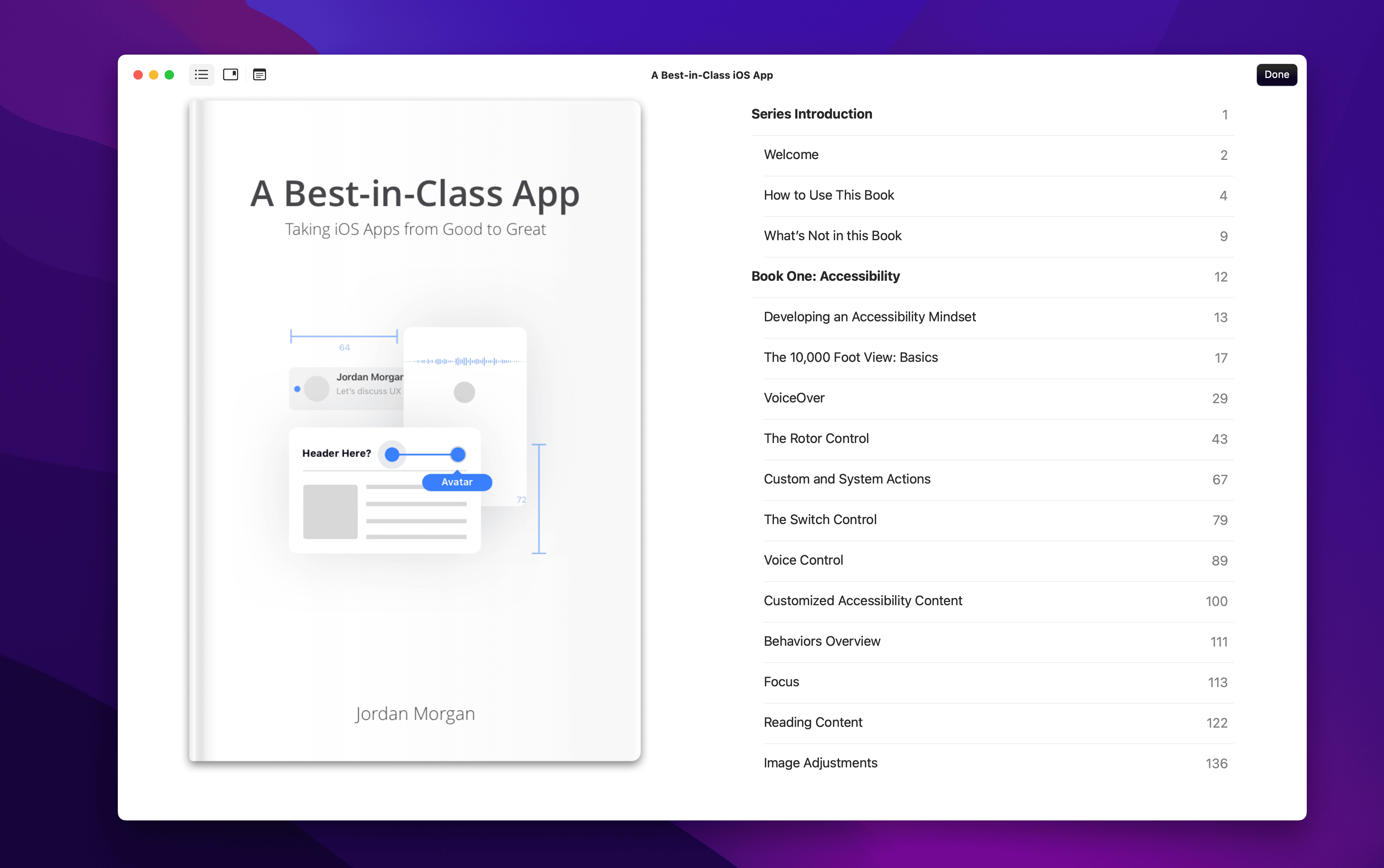 Média Une meilleure application iOS de classe: la série de livres 1