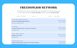 Freedom Job Market media 1