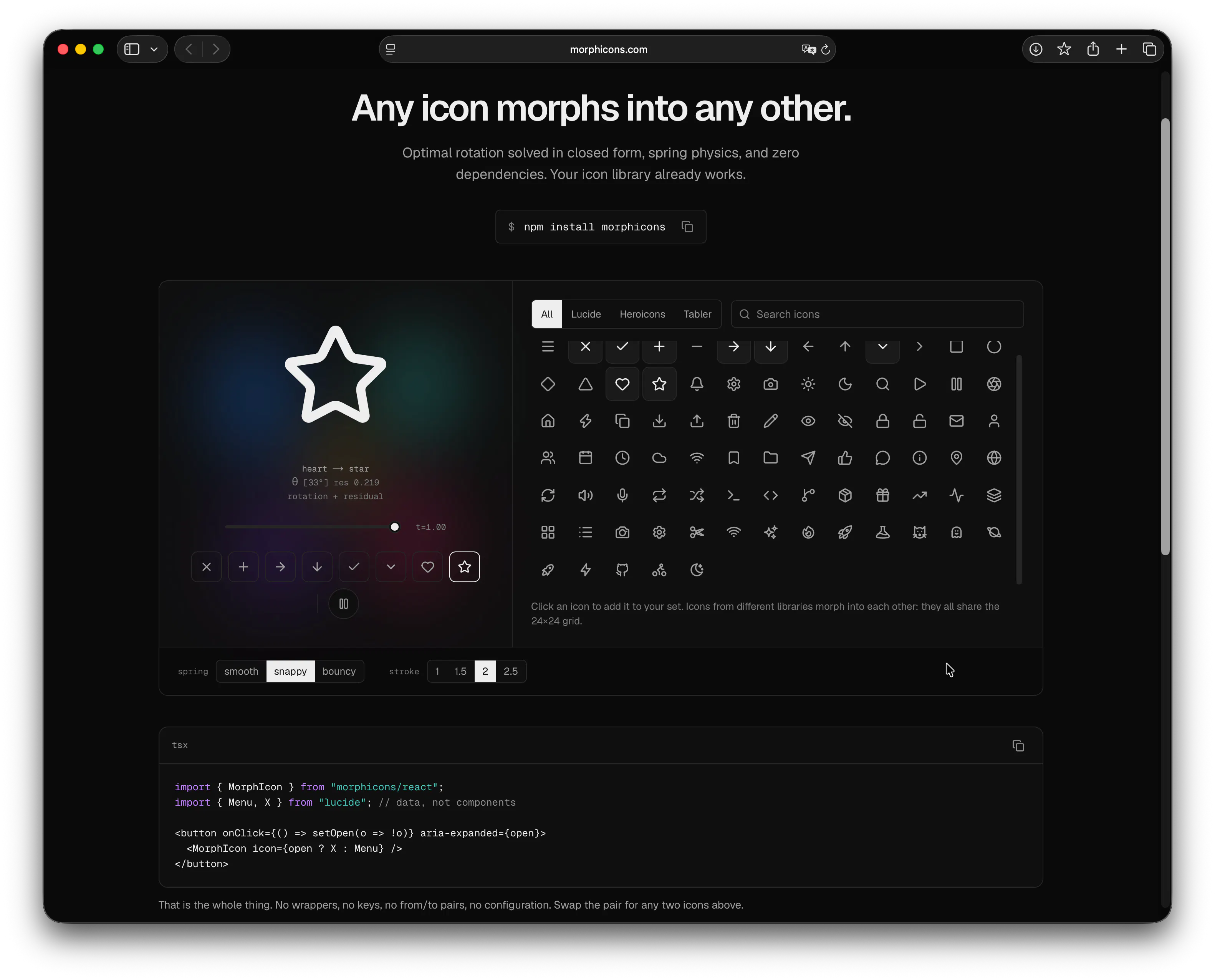 morphicons gallery image