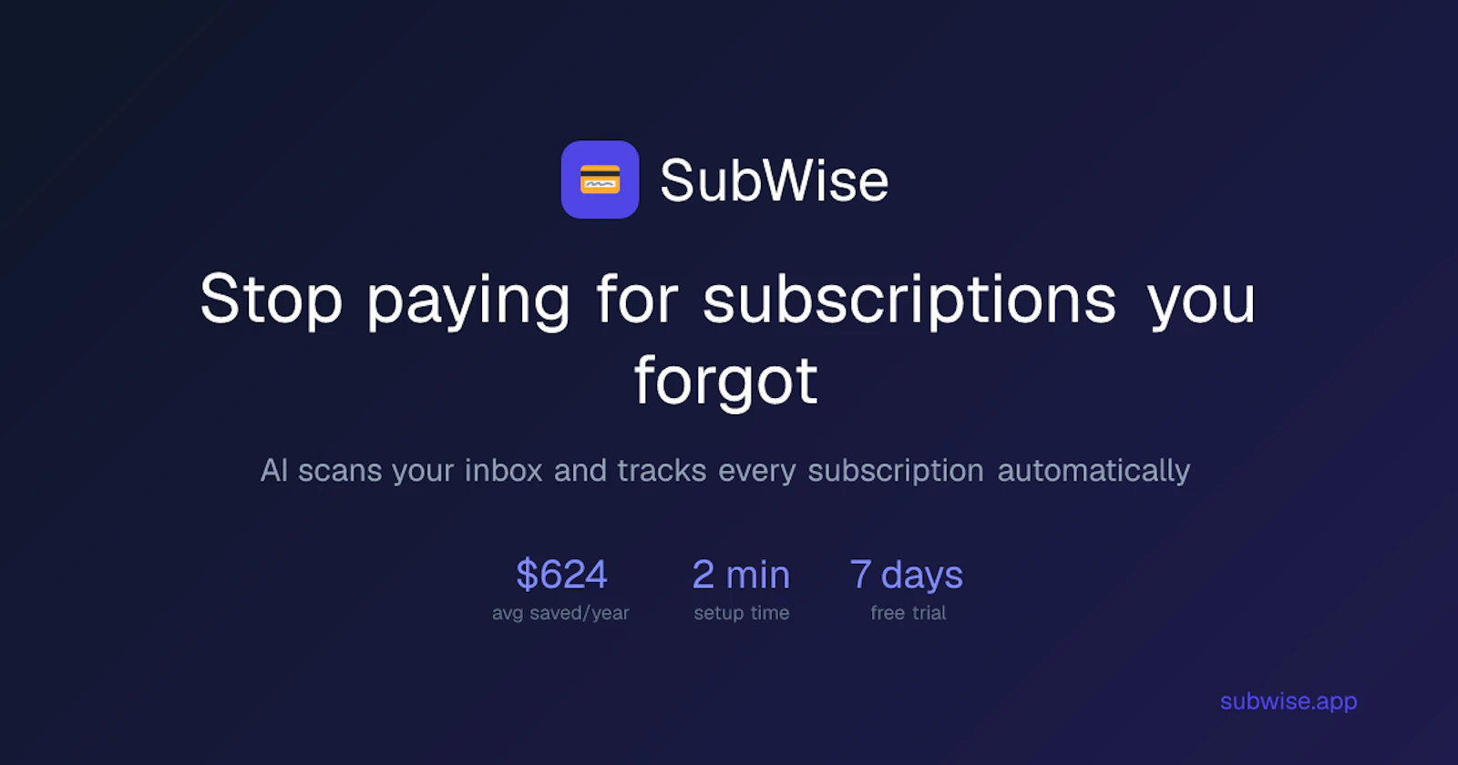 SubWise screenshot 1