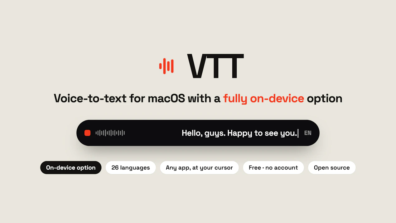 VTT for Mac product