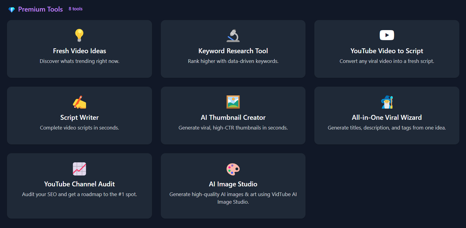 VidTube AI Studio gallery image