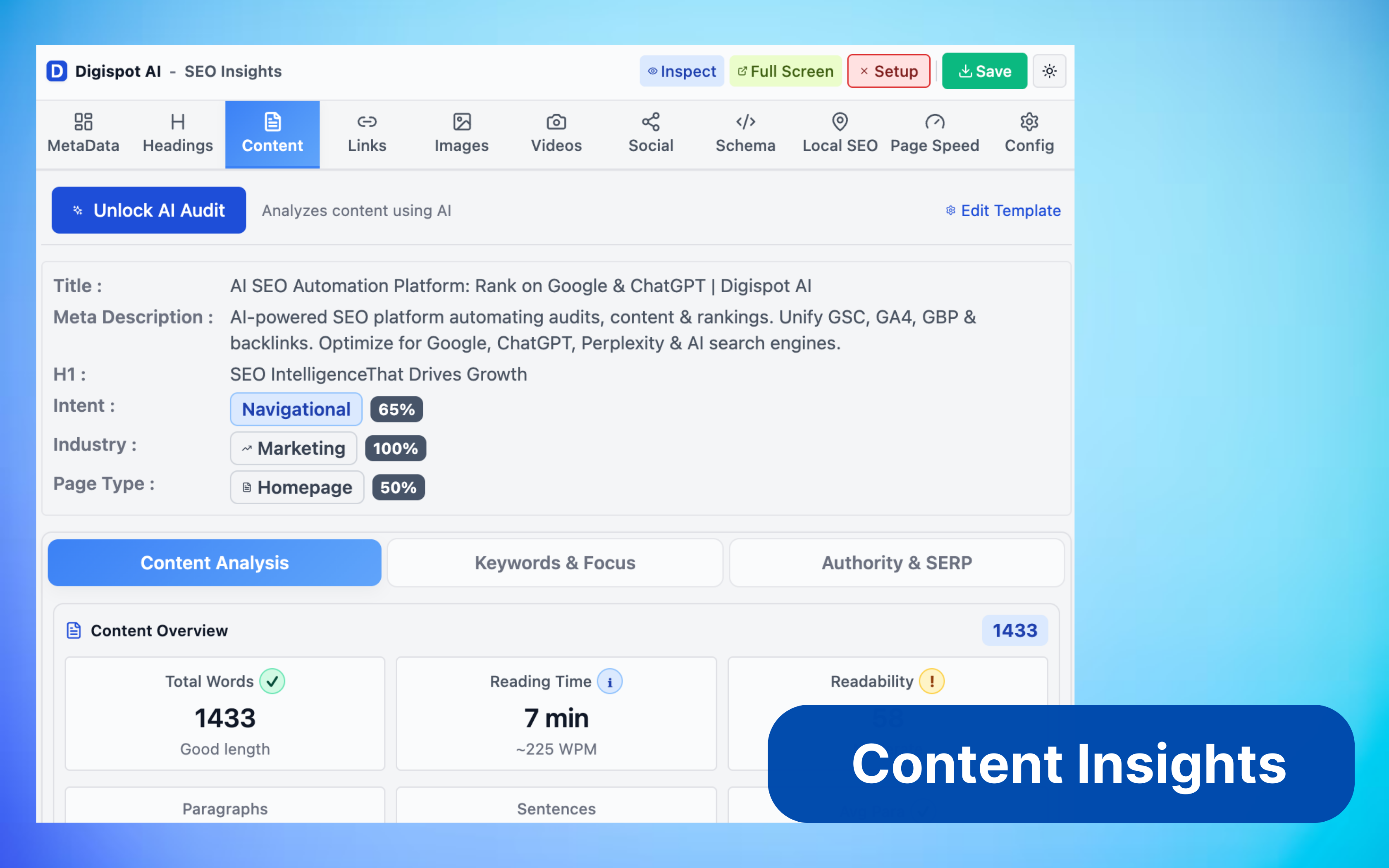 Digispot AI - SEO Insights gallery image